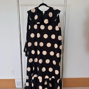 Dressed in Lala Polka Dot Maxi Dress - Black and White